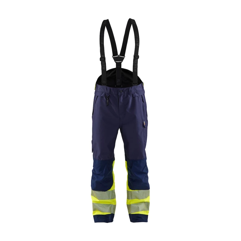 Latzhose Arbeitshose mit hoher Sichtbarkeit mehreren Taschen wasserdicht von Blaklader High Vis 187719778933C50