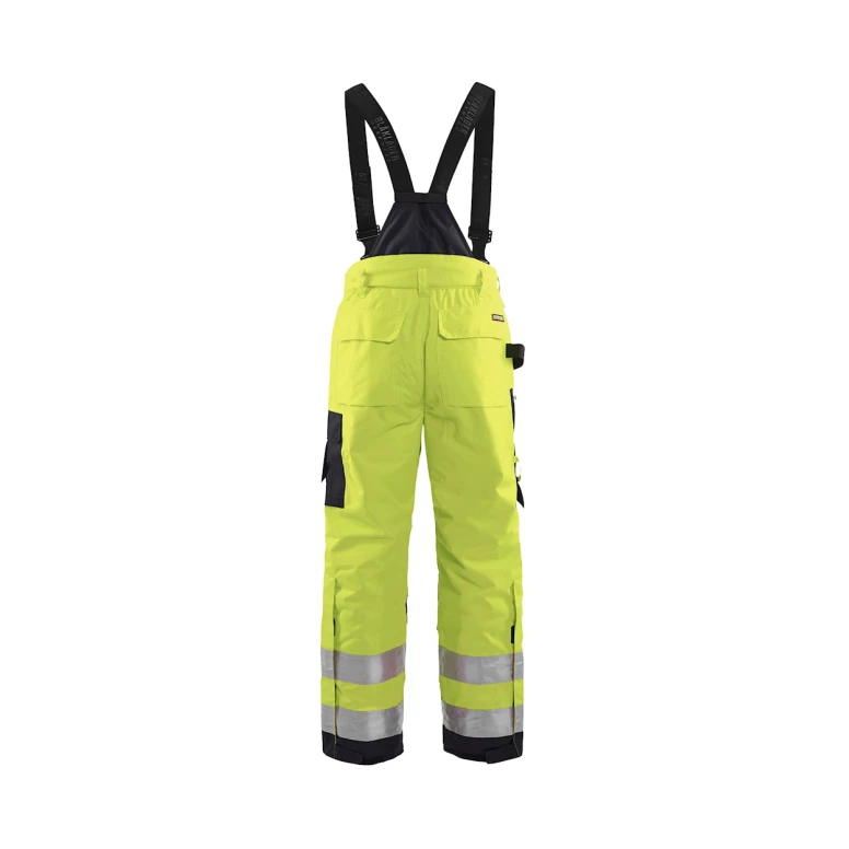 Latzhose Arbeitshose mit hoher Sichtbarkeit mehreren Taschen wasserdicht von Blaklader High Vis Winter 188519773399C50