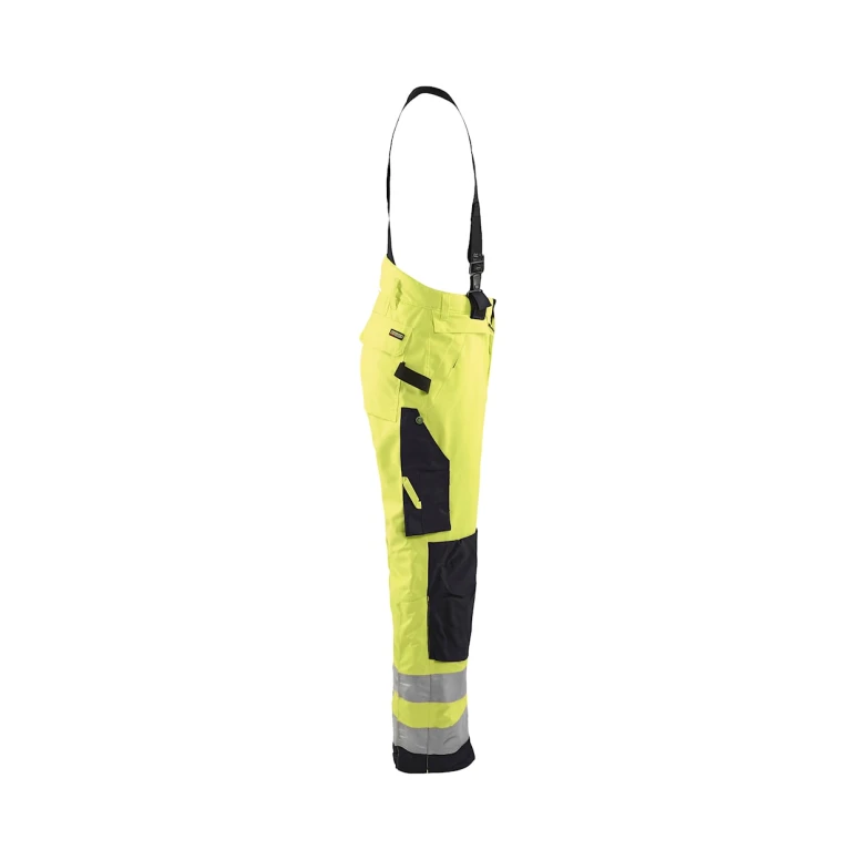 Latzhose Arbeitshose mit hoher Sichtbarkeit mehreren Taschen wasserdicht von Blaklader High Vis Winter 188519773399C50