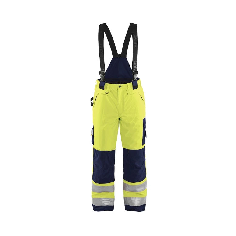 Latzhose Arbeitshose mit hoher Sichtbarkeit mehreren Taschen wasserdicht von Blaklader High Vis Winter 188519773399C50