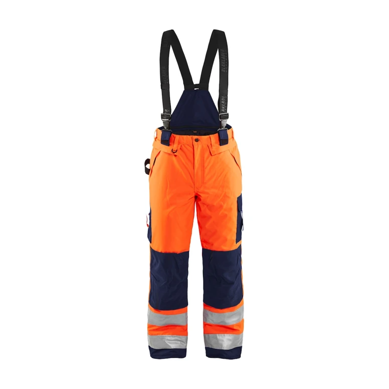 Latzhose Arbeitshose mit hoher Sichtbarkeit mehreren Taschen wasserdicht von Blaklader High Vis Winter 188519773399C50