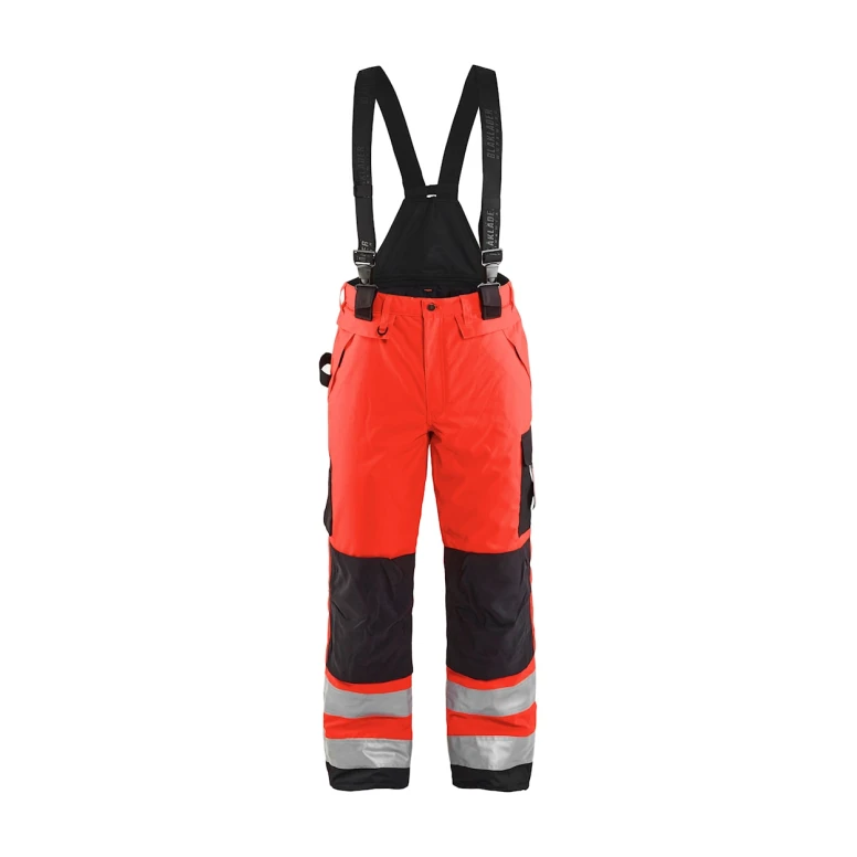 Latzhose Arbeitshose mit hoher Sichtbarkeit mehreren Taschen wasserdicht von Blaklader High Vis Winter 188519775599C50