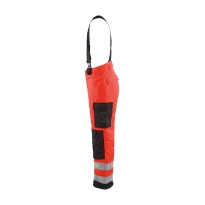 Latzhose Arbeitshose mit hoher Sichtbarkeit mehreren Taschen wasserdicht von Blaklader High Vis Winter 188519775599C50
