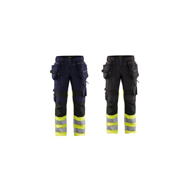 Arbeitshose mit hoher Sichtbarkeit Multitasche Stretch Blaklader High X1900 Stretch 199413308933C50