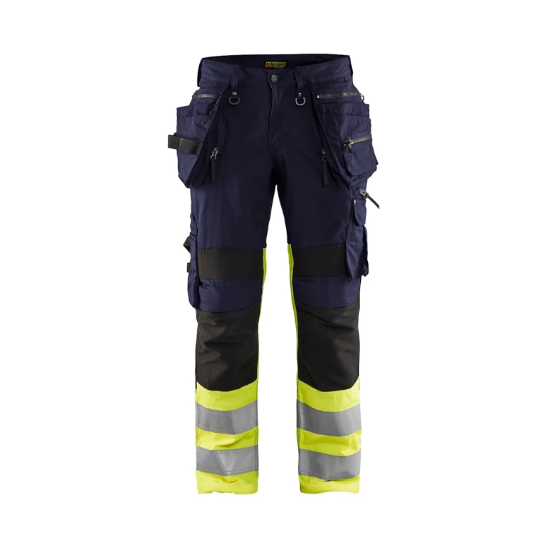Arbeitshose mit hoher Sichtbarkeit Multitasche Stretch Blaklader High X1900 Stretch 199413308933C50