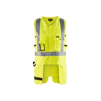 Arbeitsweste Hochsichtbar mit mehreren Taschen Blaklader mit durchgehendem Reißverschluss 302718043300L