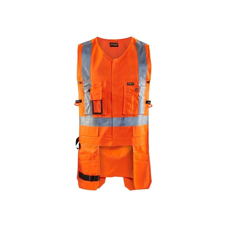 Arbeitsweste Hochsichtbar mit mehreren Taschen Blaklader mit durchgehendem Reißverschluss 302718043300L