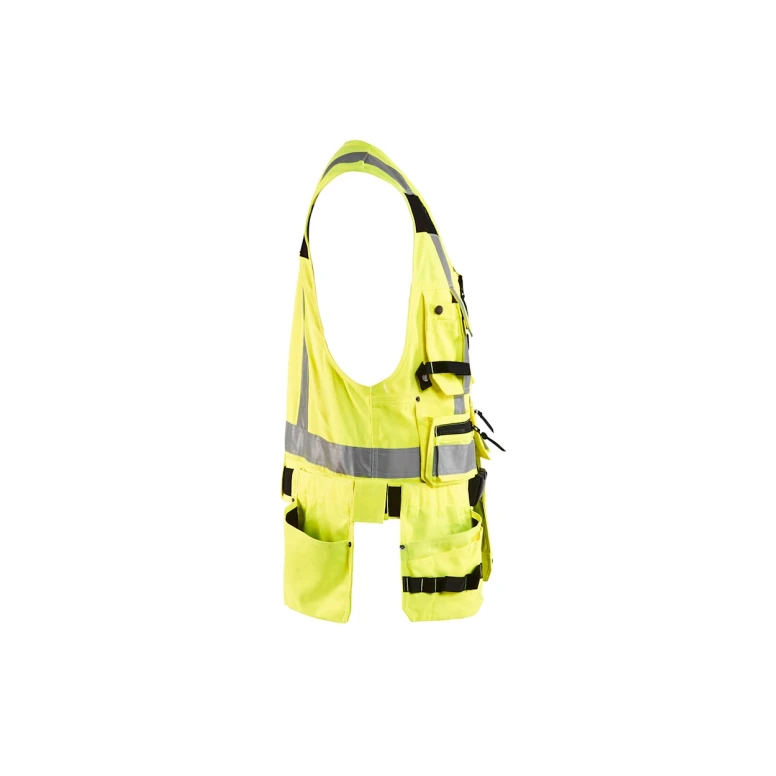 Arbeitsweste Hochsichtbar mit mehreren Taschen Blaklader mit durchgehendem Reißverschluss 302718043300L