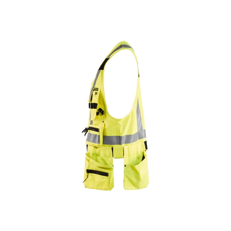 Arbeitsweste Hochsichtbar mit mehreren Taschen Blaklader mit durchgehendem Reißverschluss 302718043300L