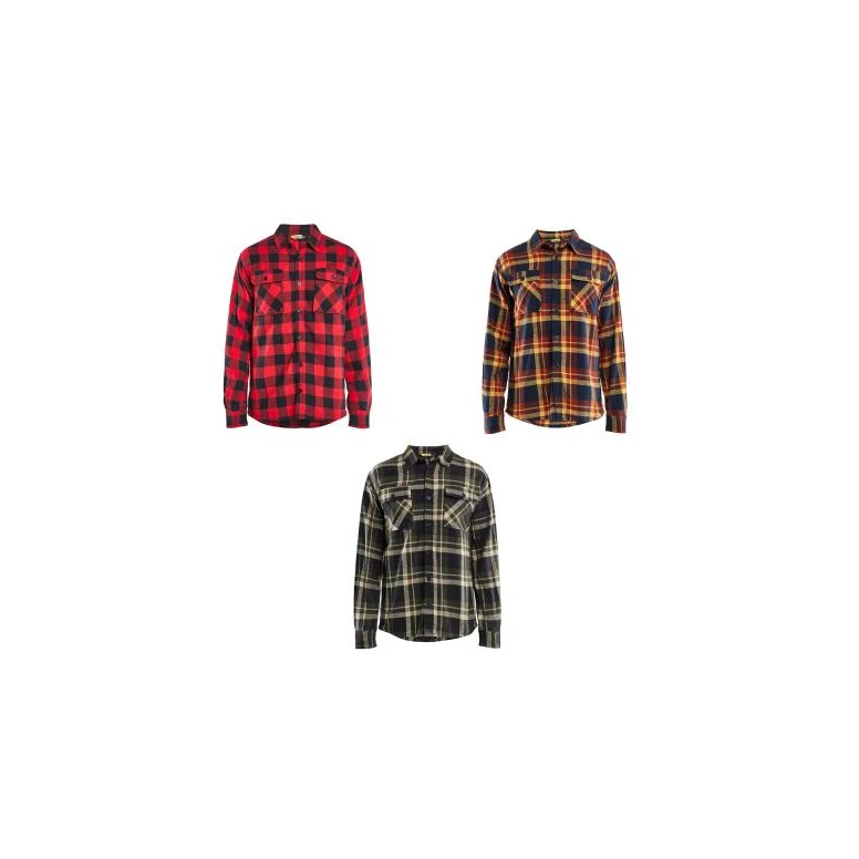 Arbeitshemd Blaklader Flanell 100 % Baumwolle 328811684298L
