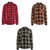 Arbeitshemd Blaklader Flanell 100 % Baumwolle 328811684298L