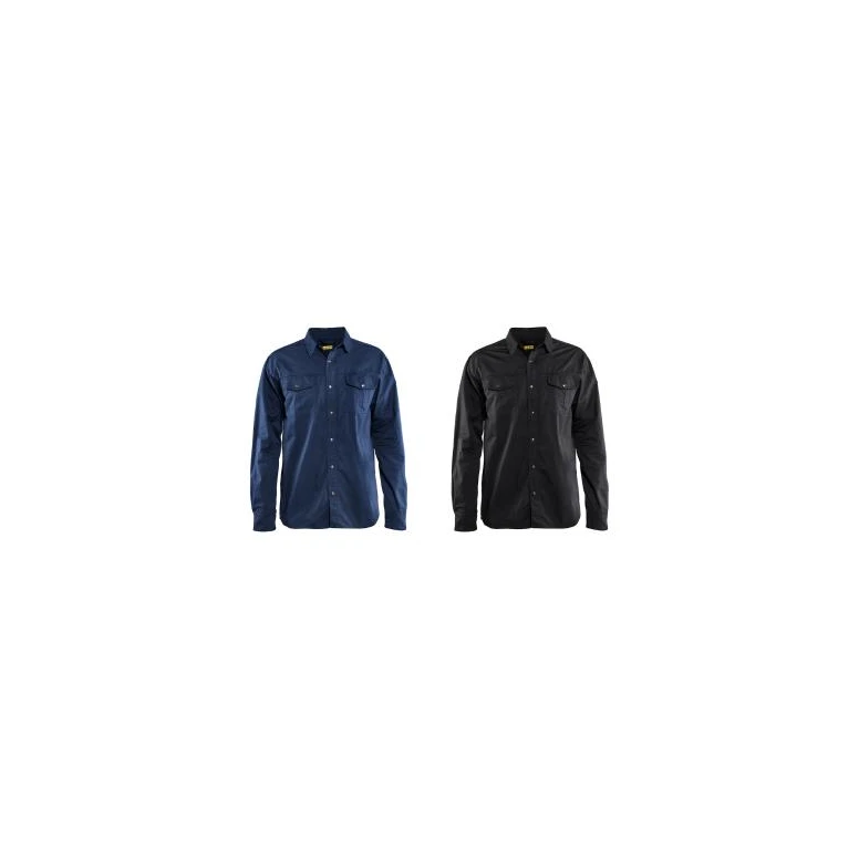 Arbeitshemd Blaklader Twill 100 % Baumwolle Langarm 329711358900L