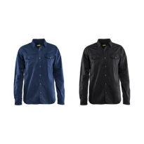 Arbeitshemd Blaklader Twill 100 % Baumwolle Langarm 329711358900L