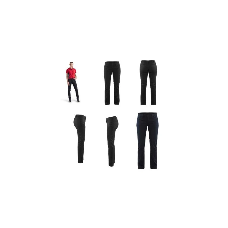 Blaklader Damen Chinos Viele Taschen Stretch 2-Wege Arbeitshose 716518309900C50