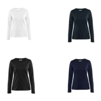 Langarm-Arbeits-T-Shirt für Damen Blaklader 100 % Baumwolle 330110321000L