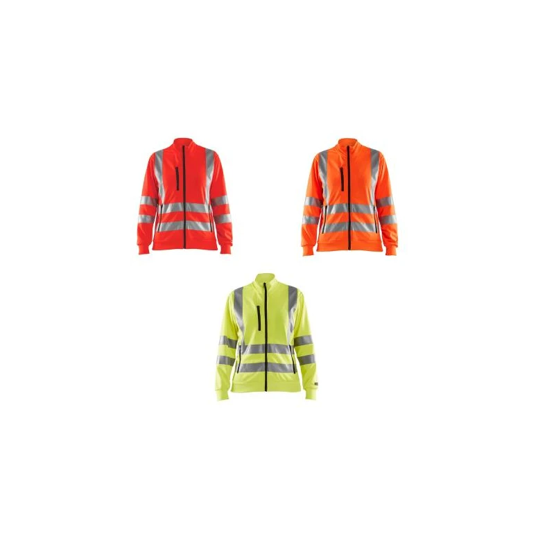 Arbeits-Fleecejacke Blaklader hohe Sichtbarkeit Mehrfachtaschen Vollreißverschluss Damen 330819743300L