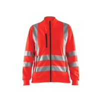 Arbeits-Fleecejacke Blaklader hohe Sichtbarkeit Mehrfachtaschen Vollreißverschluss Damen 330819743300L