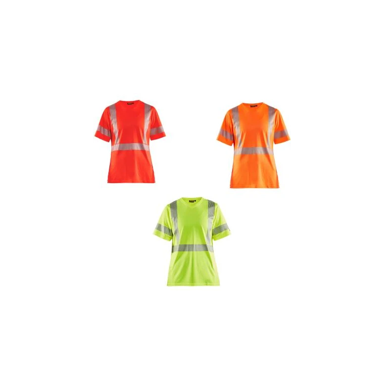 Arbeitsshirt Blaklader hohe Sichtbarkeit UV-Schutz Kurzarm Damen 333610133300L