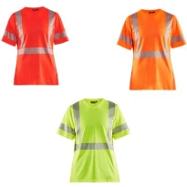 Arbeitsshirt Blaklader hohe Sichtbarkeit UV-Schutz Kurzarm Damen 333610133300L