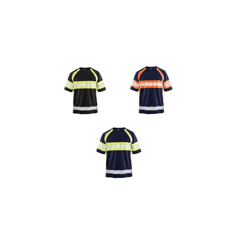 Arbeitsshirt Blaklader hohe Sichtbarkeit UV-Schutz Kurzarm 333710518933L