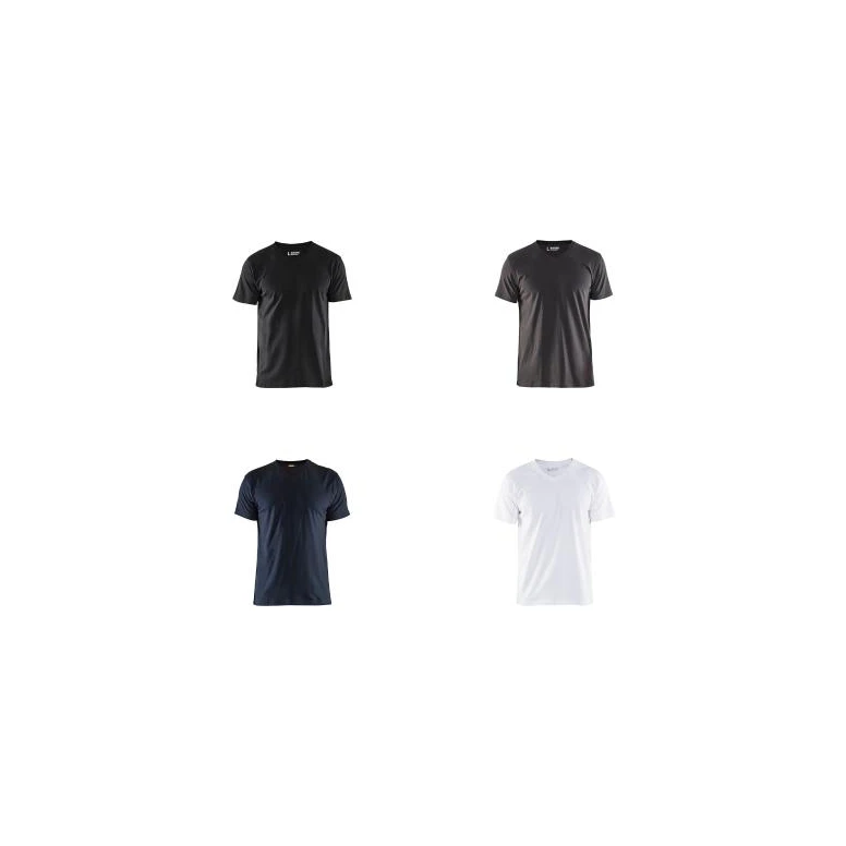 Kurzarm-Arbeits-T-Shirt Blaklader, V-Ausschnitt, Stretch 336010291000L