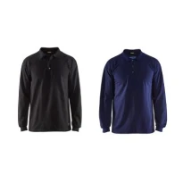 Langarm-Arbeits-Polo von Blaklader feuerfest Piqué 337417418900L
