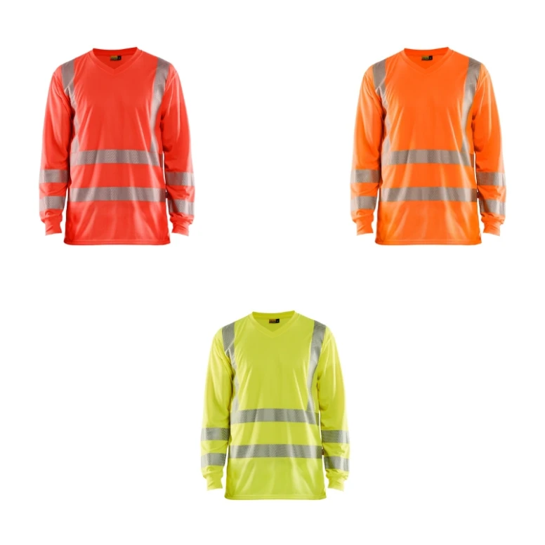 Arbeitsshirt Blaklader hohe Sichtbarkeit UV-Schutz Kurzarm 338510133300L