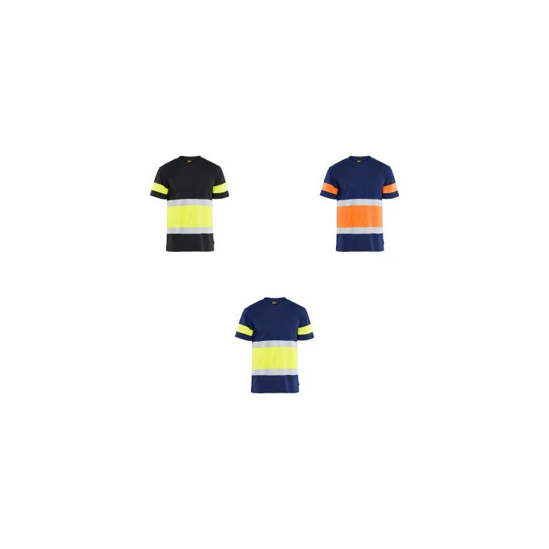 Arbeitsschutz-T-Shirt Blaklader hohe Sichtbarkeit 100% Baumwolle kurze Ärmel 338710308833L