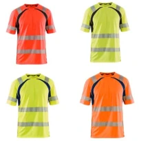 Arbeits-T-Shirt Blaklader mit hoher Sichtbarkeit und UV-Schutz kurze Ärmel 339710133389L