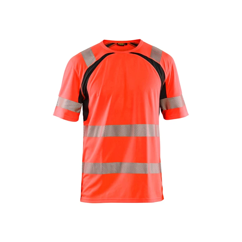 Arbeits-T-Shirt Blaklader mit hoher Sichtbarkeit und UV-Schutz kurze Ärmel 339710133389L