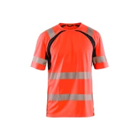 Arbeits-T-Shirt Blaklader mit hoher Sichtbarkeit und UV-Schutz kurze Ärmel 339710133389L