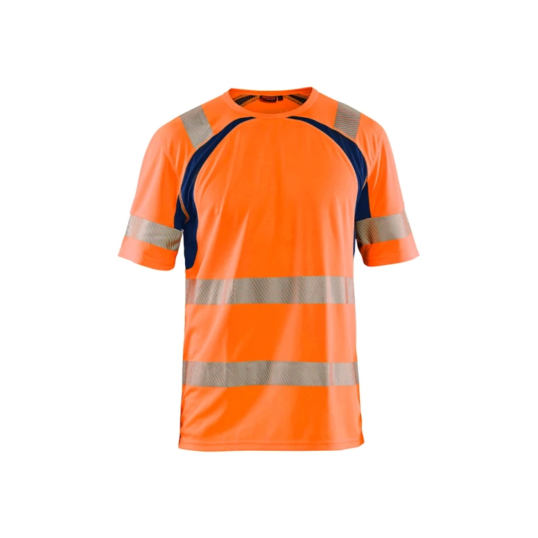 Arbeits-T-Shirt Blaklader mit hoher Sichtbarkeit und UV-Schutz kurze Ärmel 339710133389L