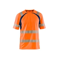 Arbeits-T-Shirt Blaklader mit hoher Sichtbarkeit und UV-Schutz kurze Ärmel 339710133389L
