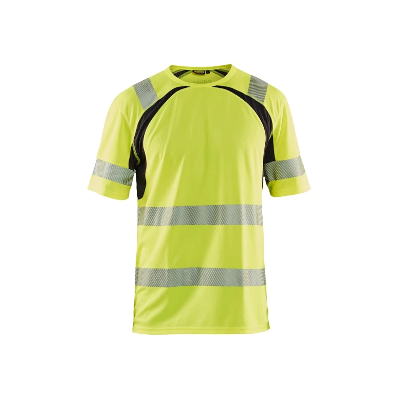 Arbeits-T-Shirt Blaklader mit hoher Sichtbarkeit und UV-Schutz kurze Ärmel 339710133389L