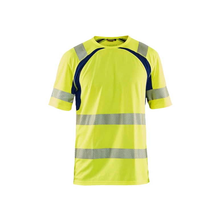 Arbeits-T-Shirt Blaklader mit hoher Sichtbarkeit und UV-Schutz kurze Ärmel 339710133389L