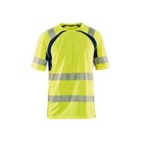 Arbeits-T-Shirt Blaklader mit hoher Sichtbarkeit und UV-Schutz kurze Ärmel 339710133389L