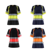 Arbeits-T-Shirt Blaklader für hohe Sichtbarkeit 100% Baumwolle kurze Ärmel Damenmodell 341010308833L