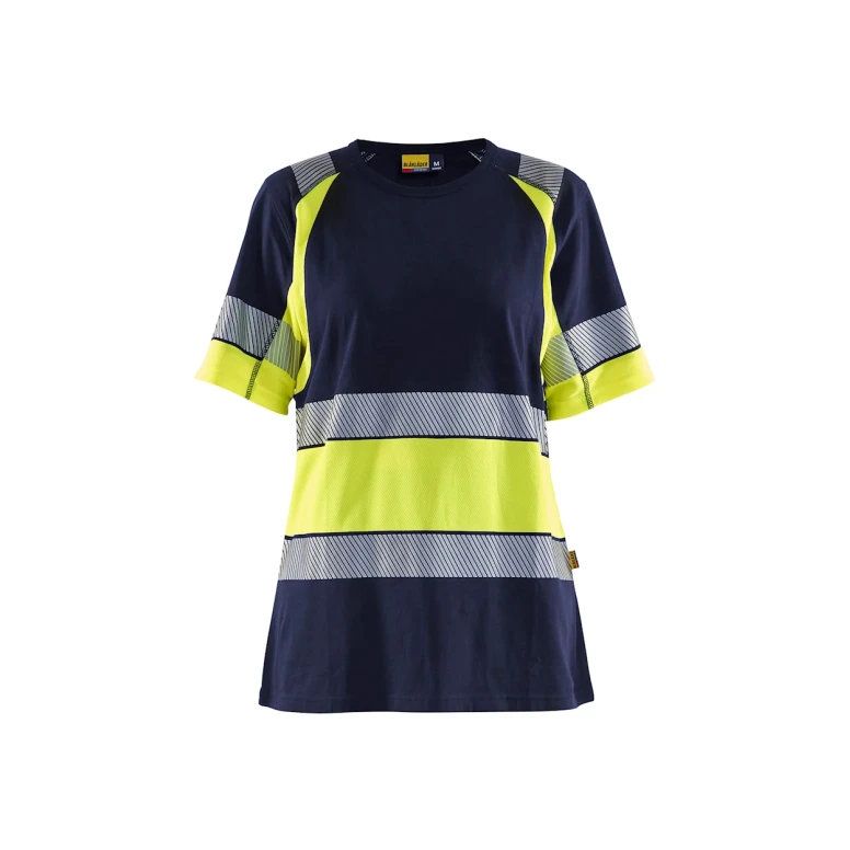 Arbeits-T-Shirt Blaklader für hohe Sichtbarkeit 100% Baumwolle kurze Ärmel Damenmodell 341010308833L