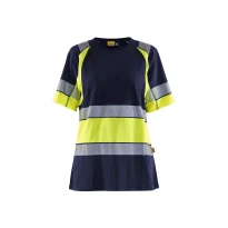 Arbeits-T-Shirt Blaklader für hohe Sichtbarkeit 100% Baumwolle kurze Ärmel Damenmodell 341010308833L