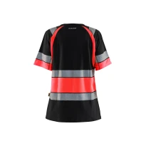 Arbeits-T-Shirt Blaklader für hohe Sichtbarkeit 100% Baumwolle kurze Ärmel Damenmodell 341010308833L