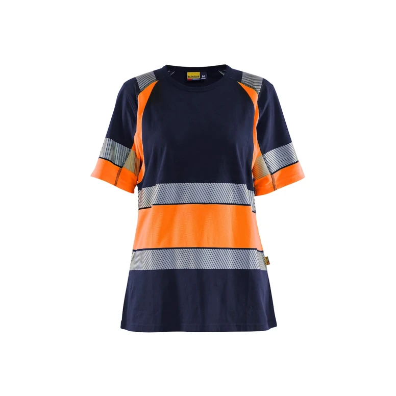 Arbeits-T-Shirt Blaklader für hohe Sichtbarkeit 100% Baumwolle kurze Ärmel Damenmodell 341010308833L