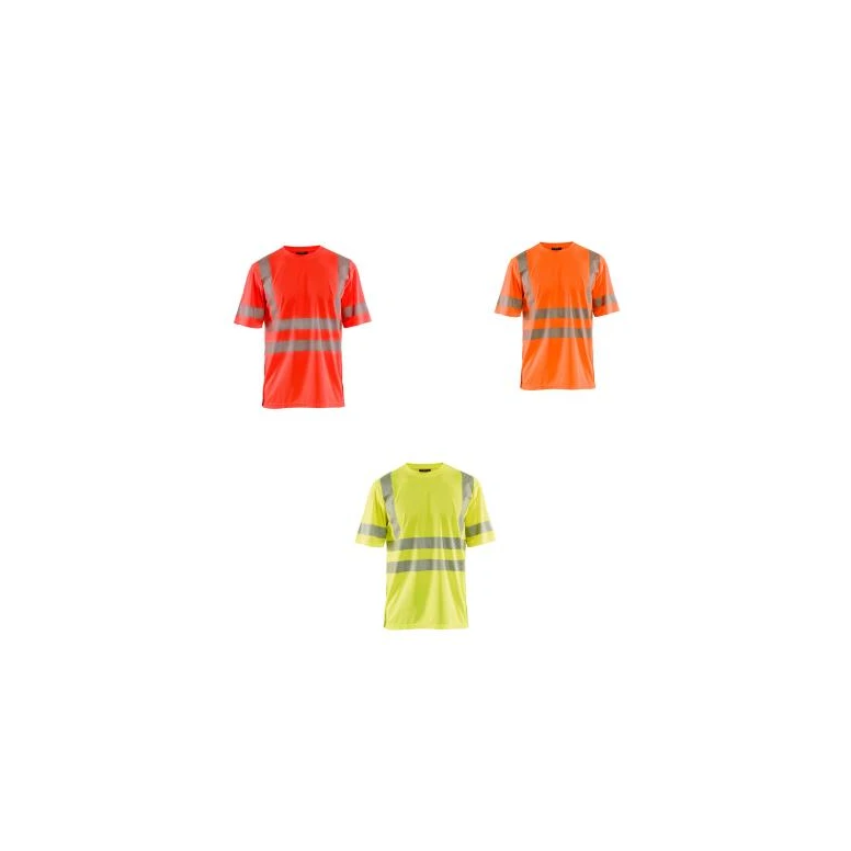 Arbeits-T-Shirt mit hoher Sichtbarkeit von Blaklader UV-Schutz kurze Ärmel 342010133300L