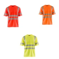 Arbeits-T-Shirt mit hoher Sichtbarkeit von Blaklader UV-Schutz kurze Ärmel 342010133300L