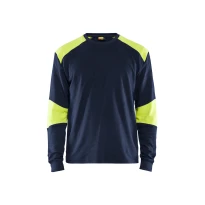 Langarm-Arbeits-T-Shirt von Blaklader Multinorm flammhemmend antistatisch 345717618933L