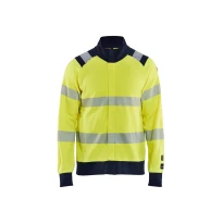 Arbeitsjacke Blaklader mit durchgehendem multinorm  Reißverschluss Hochsichtbarkeit flammschutz antistatisch 346117623389L