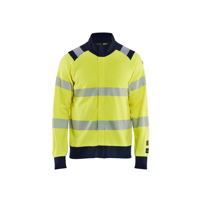 Arbeitsjacke Blaklader mit durchgehendem multinorm  Reißverschluss Hochsichtbarkeit flammschutz antistatisch 346117623389L