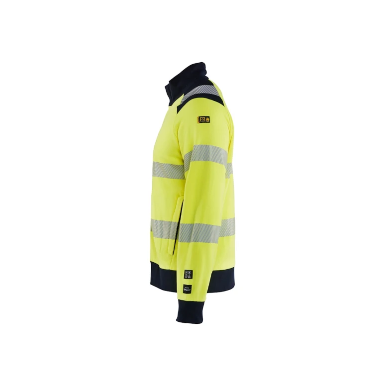 Arbeitsjacke Blaklader mit durchgehendem multinorm  Reißverschluss Hochsichtbarkeit flammschutz antistatisch 346117623389L