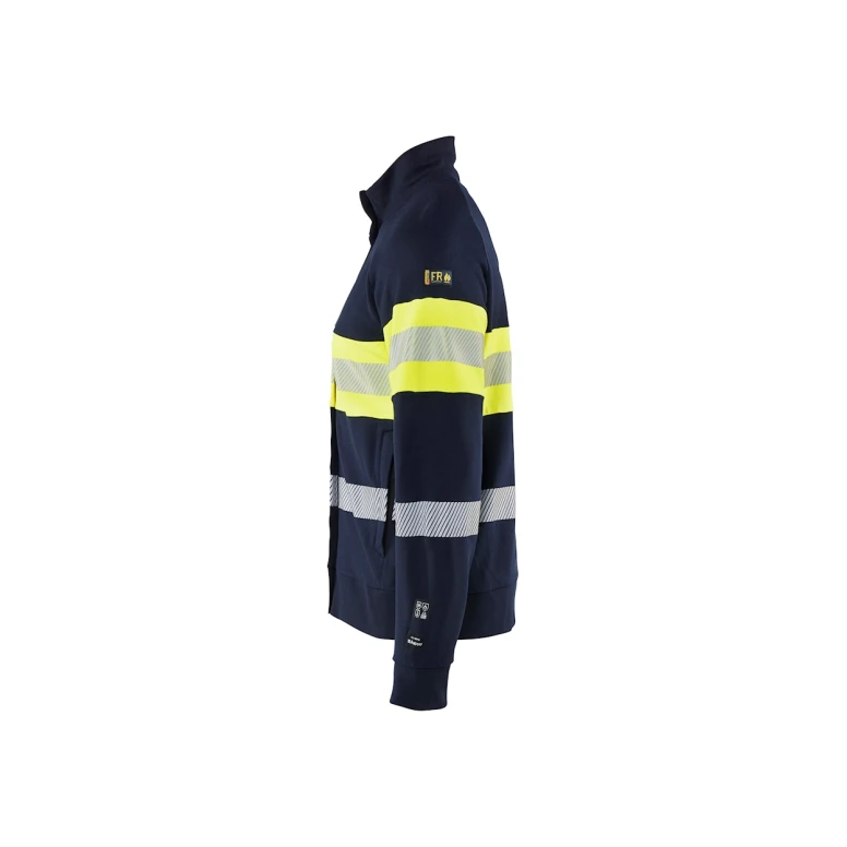 Arbeitsjacke Blaklader mit durchgehendem multinorm  Reißverschluss Hochsichtbarkeit flammschutz antistatisch 346217628933L