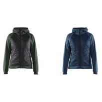 Arbeitspullover mit durchgehendem Reißverschluss von Blaklader Hybrid mit Kapuze Modellnummer damen 346425334199M