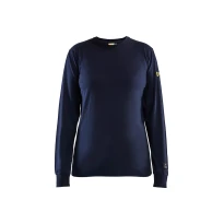 Langarm-Arbeitsshirt Blaklader Multinorm feuerhemmend antistatisch frau 346717378900M